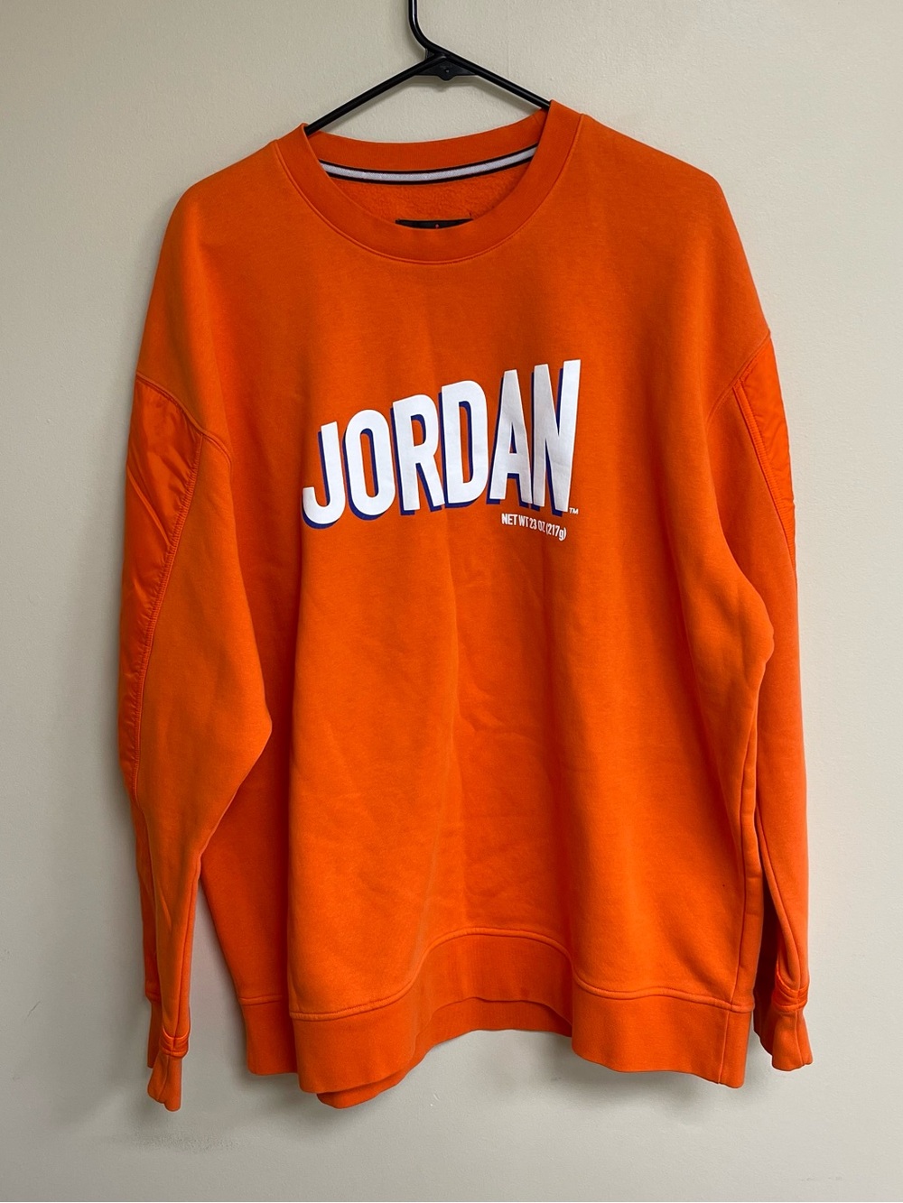 Nike Jordan Flight MVP Wheaties Crew Sweater DV7588-817 Orange Mens Size XXL 2XL